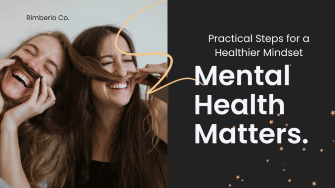 Brown Minimal Mental Health LinkedIn Sponsored Content mental health awareness