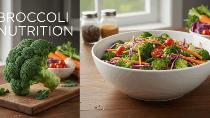 broccoli nutrition broccoli nutrition
