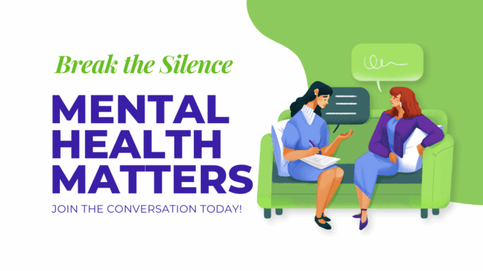 Purple And Green Mental Health YouTube Thumbnail mental health tips