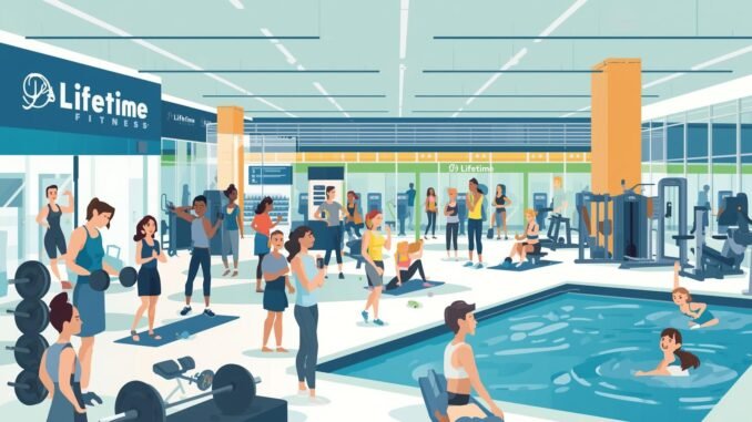 create image with write up of Lifetime Fitness Lifetime Fitness